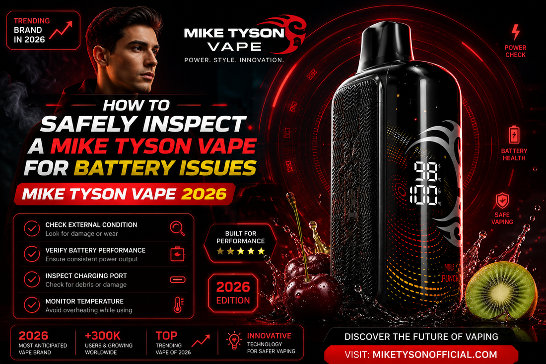 How to Safely Inspect a Mike Tyson Vape for Battery Issues