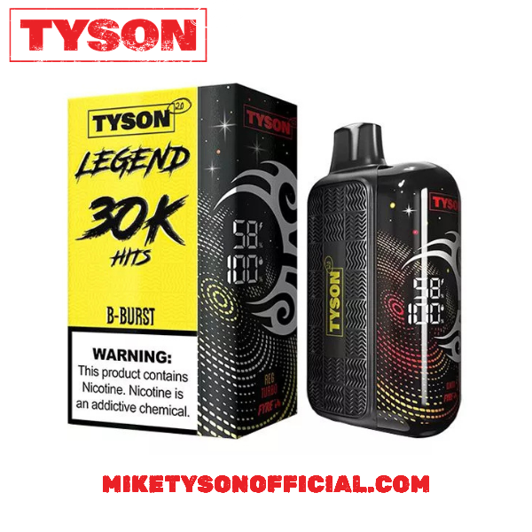 B-Burst Tyson 2.0 legend 30k Puffs Disposable Vape