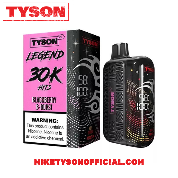 Blackberry B-Burst Tyson 2.0 legend 30k Puffs Disposable Vape