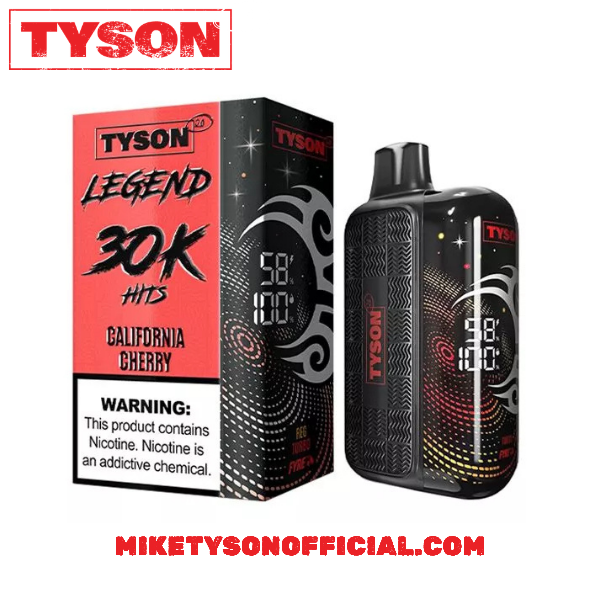 California Cherry Tyson 2.0 Legend 30K Puffs Disposable Vape