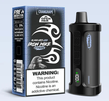 Cran Grape Iron Mike Tyson 2.0 15K Disposable Vape