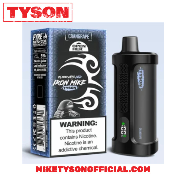Cran Grape Iron Mike Tyson 2.0 15K Disposable Vape