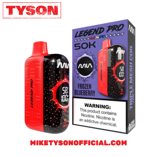 Frozen Blueberry TYSON MIA 50K Puffs Disposable Vape