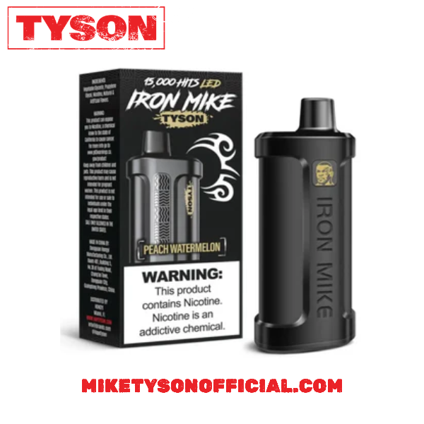 Peach Watermelon Iron Mike Tyson 2.0 15K Disposable Vape