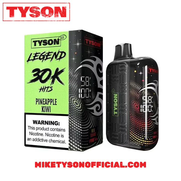 Pineapple Kiwi Tyson 2.0 legend 30k Puffs Disposable Vape