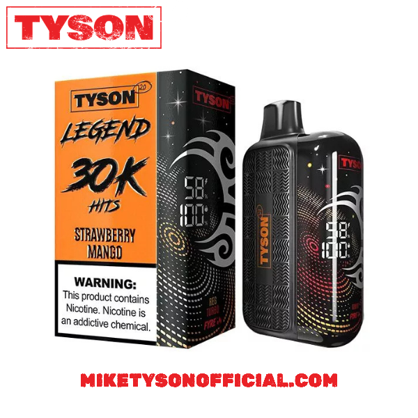 Strawberry Mango Tyson 2.0 legend 30k Puffs Disposable Vape