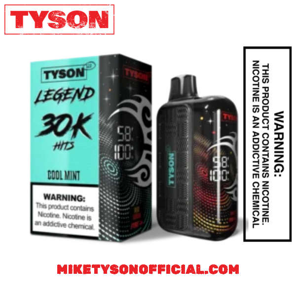 Tyson 2.0 Legend 30K Cool Mint - Disposable Vape