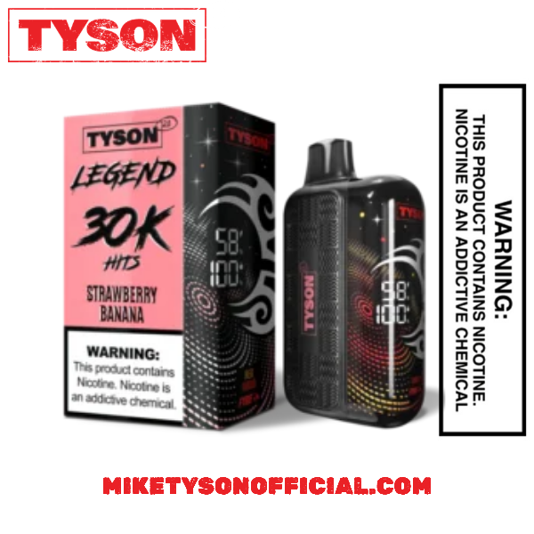 Tyson 2.0 Legend 30K Strawberry Banana - Disposable Vape