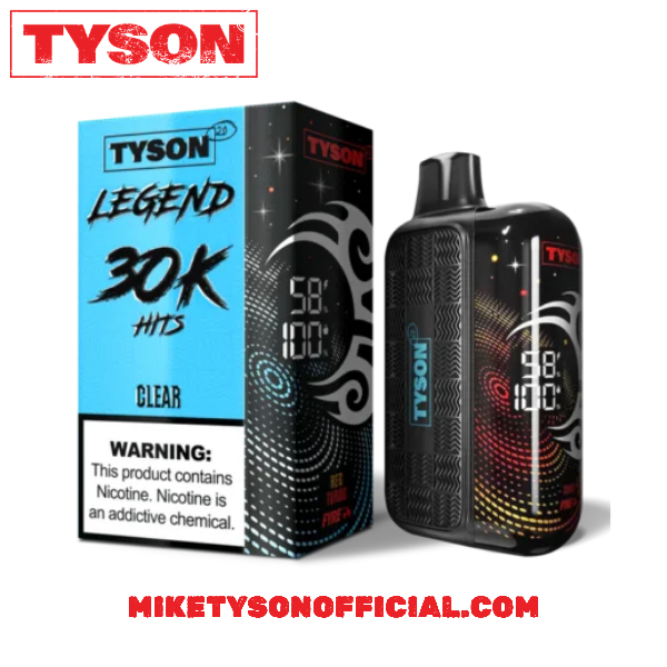 Tyson 2.0 Legend 30K Clear - Disposable Vape