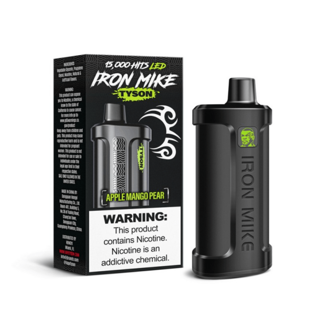 Discover Apple Mango Pear Flavor With Tyson 15000 Puffs 6 Apple Mango Pear Iron Mike