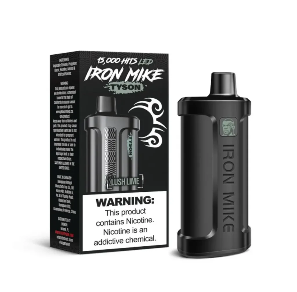 Combine Endurance And Flavor With Top Mike Tyson 15000 Puffs 8 Lush Lime Iron Mike Tyson