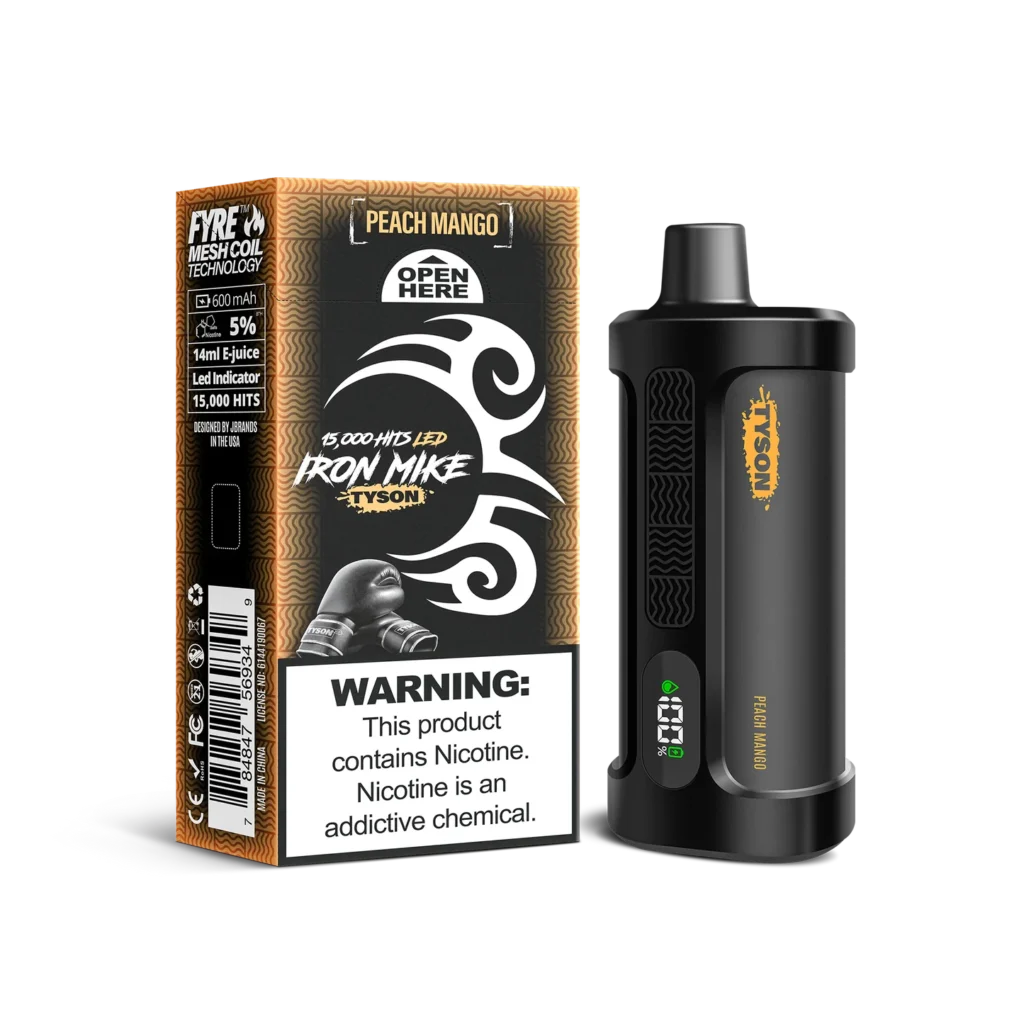 Unleash Flavorful Vaping With Peach Mango Iron Mike Tyson 6 Peach Mango Iron Mike