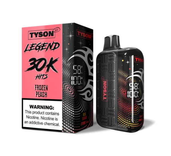 Tyson 2.0 Legend 30K Frozen Peach - Disposable Vape