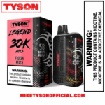 Tyson 2.0 Legend 30K Frozen Peach Disposable Vape
