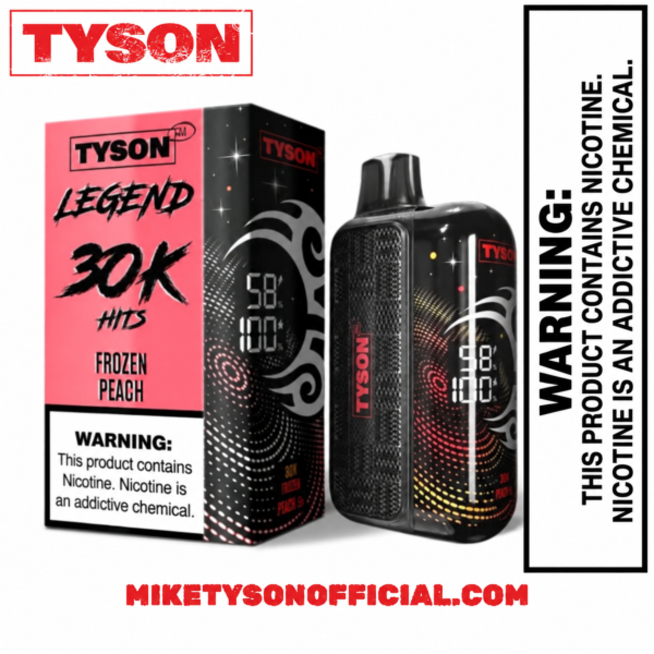 Tyson 2.0 Legend 30K Frozen Peach Disposable Vape