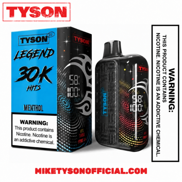 Tyson 2.0 Legend 30K Menthol - Disposable Vape