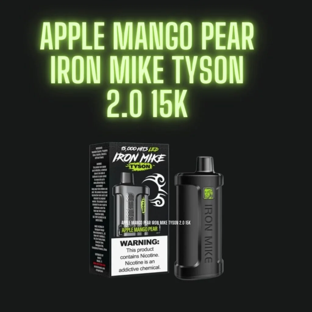 Apple Mango Pear Iron Mike Tyson 2.0 15K – A Knockout Blend of Fruit Flavors 1 glow 1024x1024 1