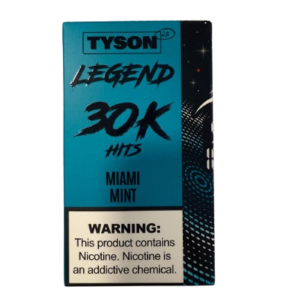 Tyson 2.0 Legend 30K Miami Mint – Disposable Vape