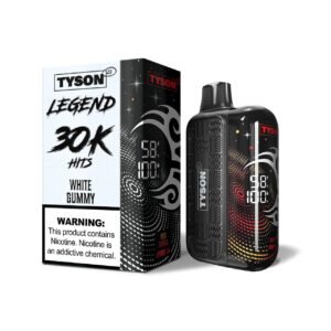 White Gummy Tyson 2.0 legend 30k Disposable Vape – 5% Nic