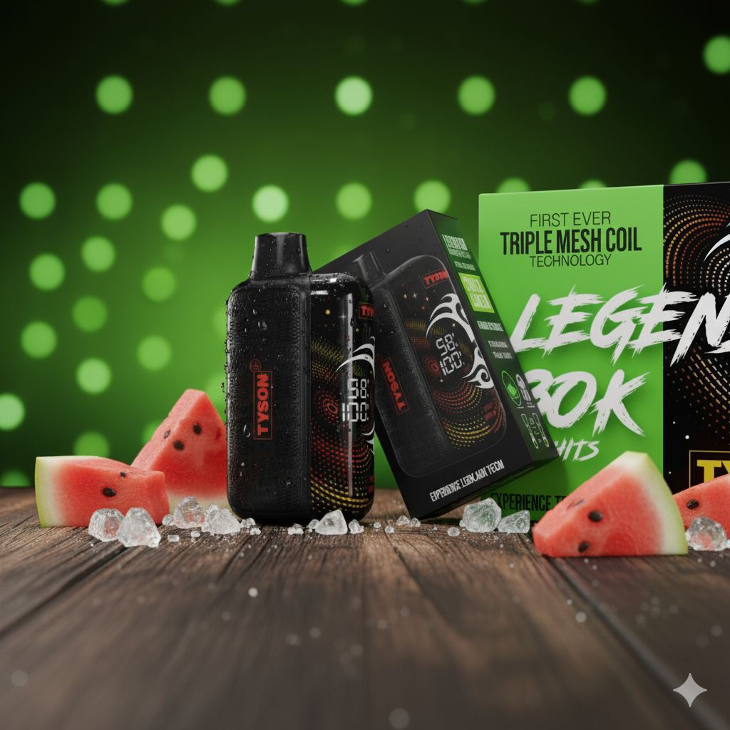 Best Tyson 2.0 Legend 30K Flavors: Ranked Guide 3 Menthol Green Tyson 2.0 Legend 30k Disposable Vape – 5% Nic