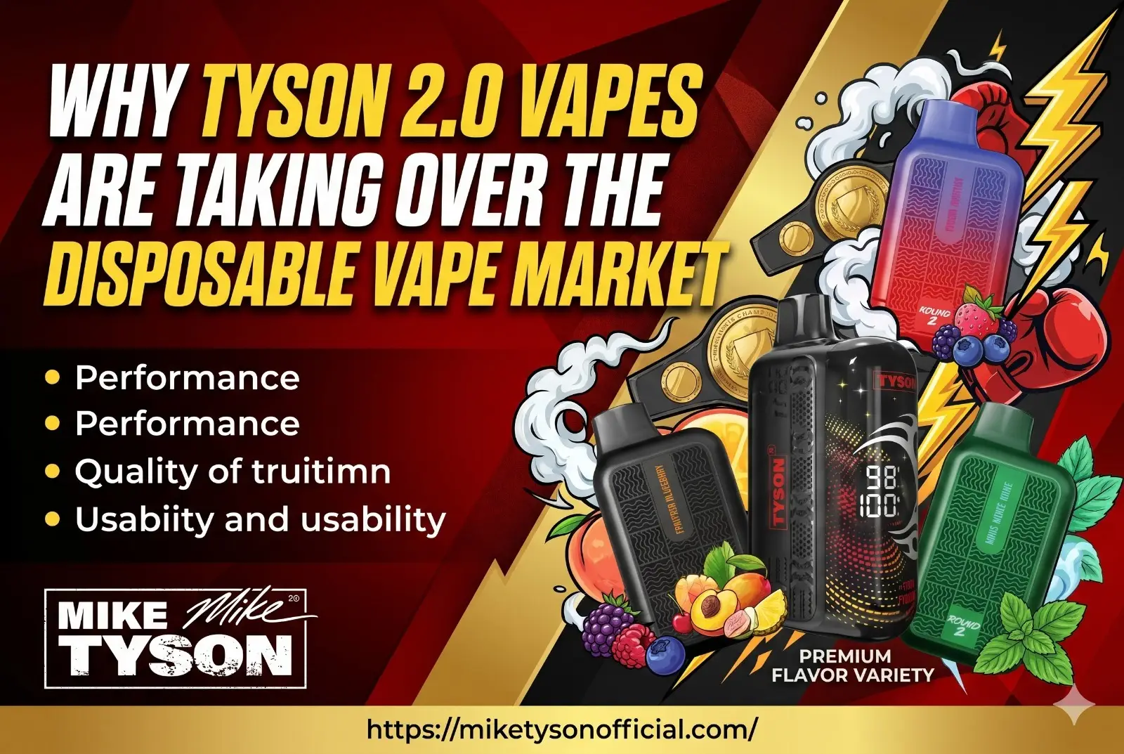 mike tyson vape flavors