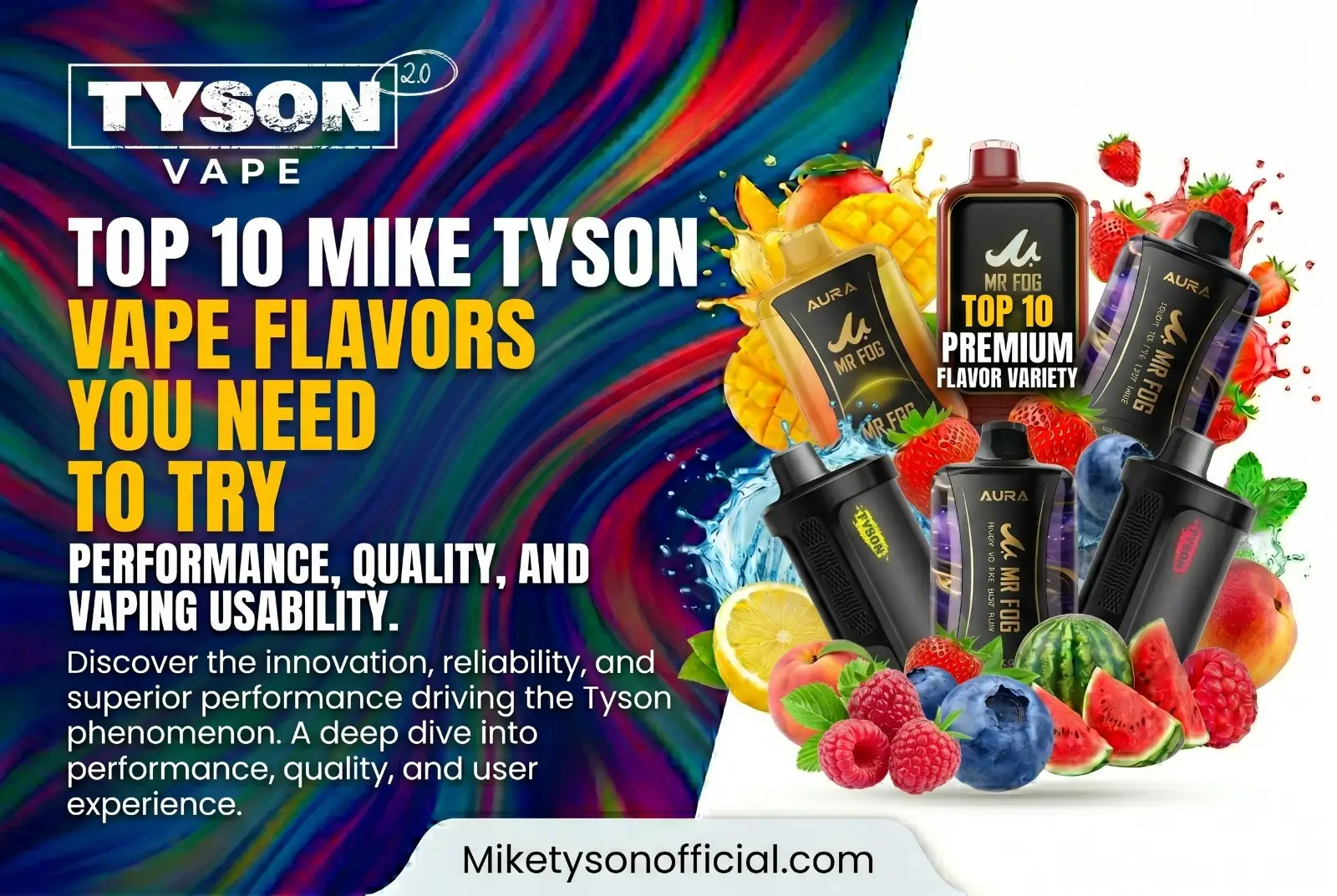 mike tyson vape flavors